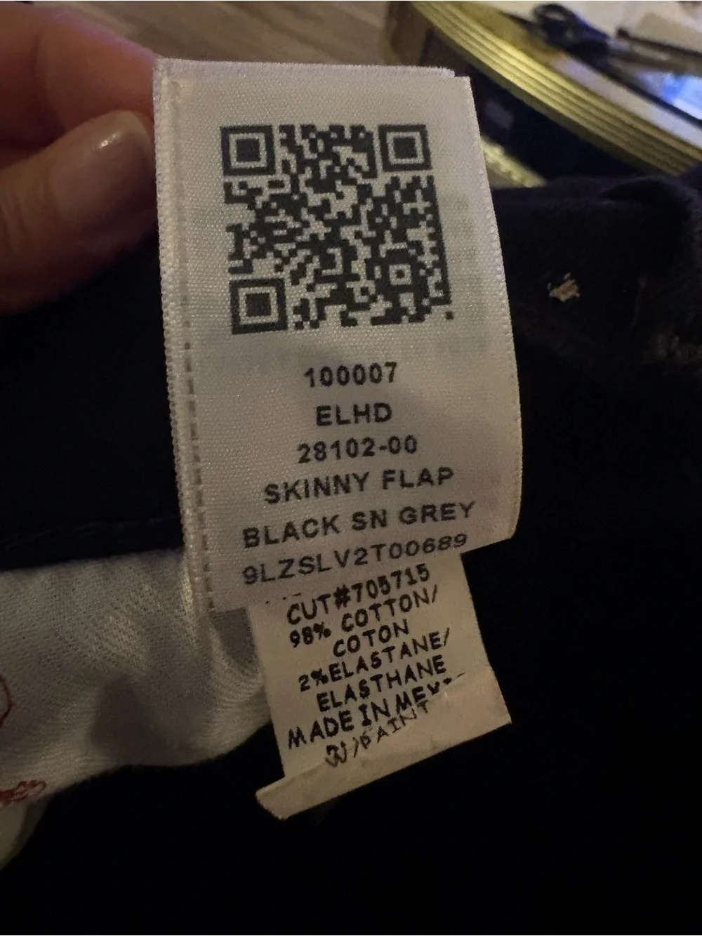 True Religion Skinny Flap Jeans in ELHD Rinse